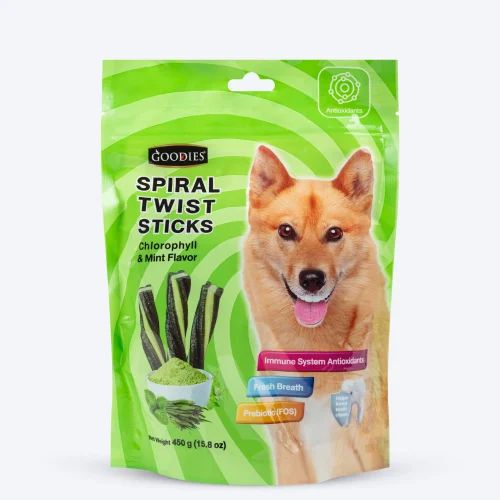 GOODIES SPIRAL STICKS CHLOROPHYLL & MINT 450 gm