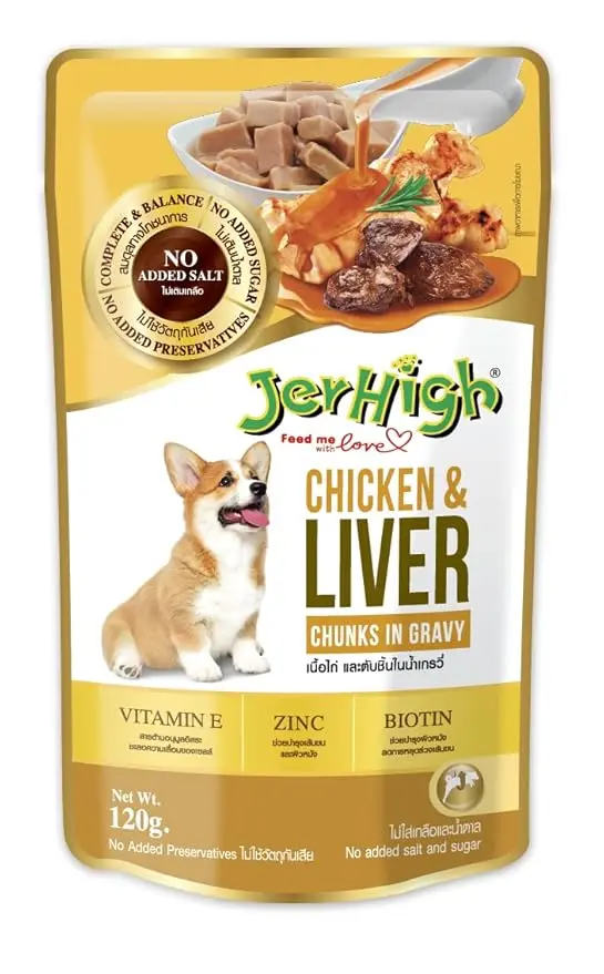 JERHIGH GRAVY - CHICKEN & LIVER 120 gm