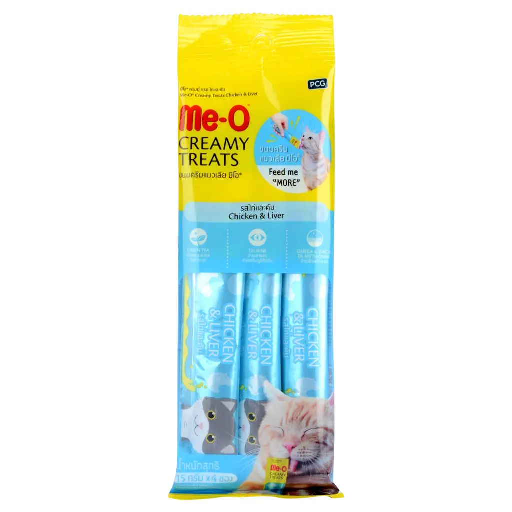 ME-O TREATS CHICKEN & LIVER 60 gm