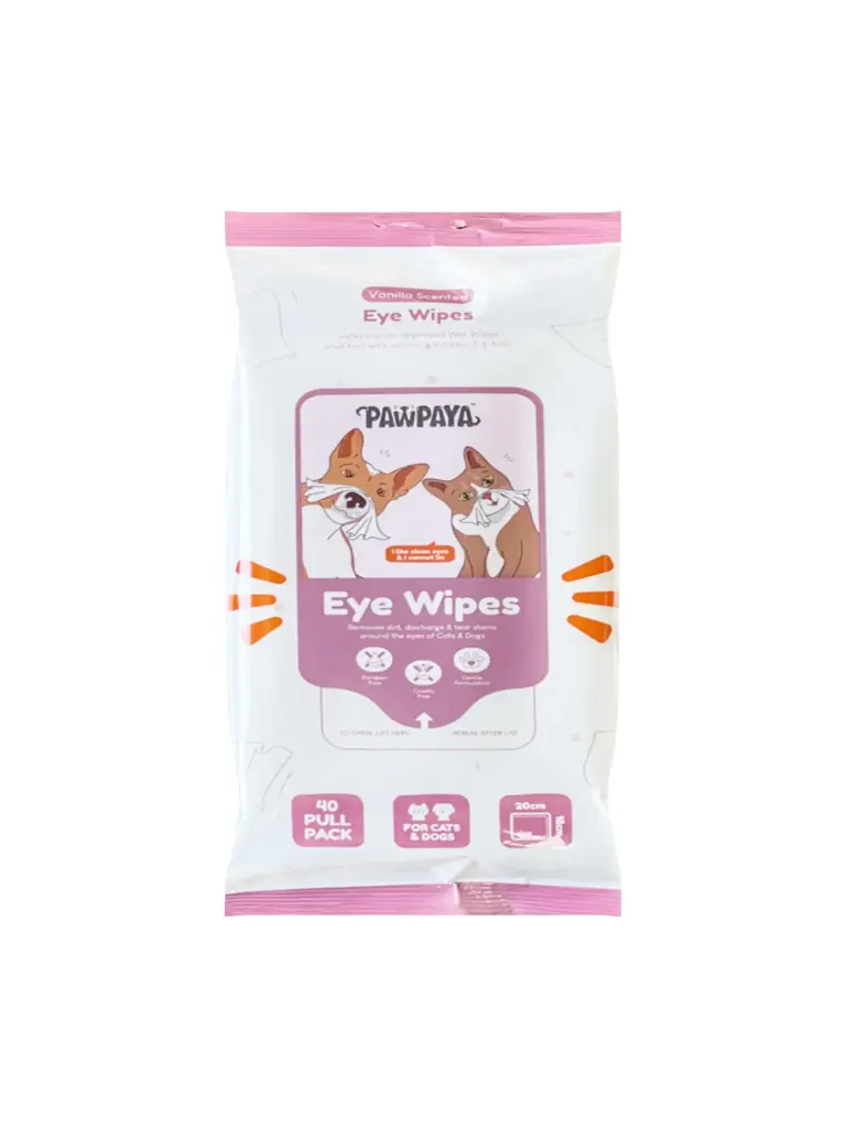PAWPAYA EYE WIPES 40 PK