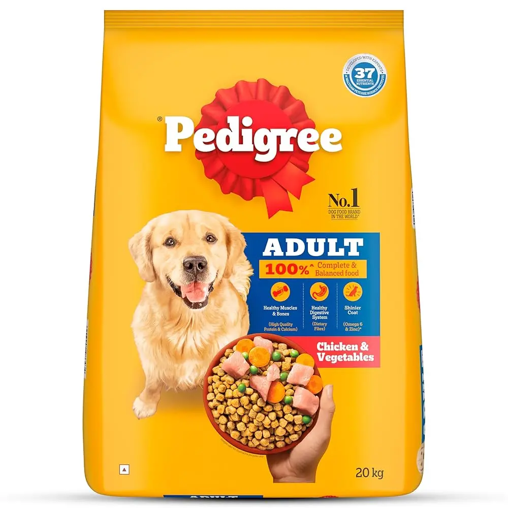 PEDIGREE ADULT CHICKEN & VEG 20 Kg