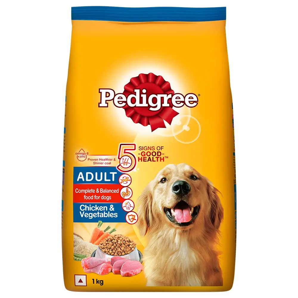 PEDIGREE ADULT CHICKEN & VEG 1KG