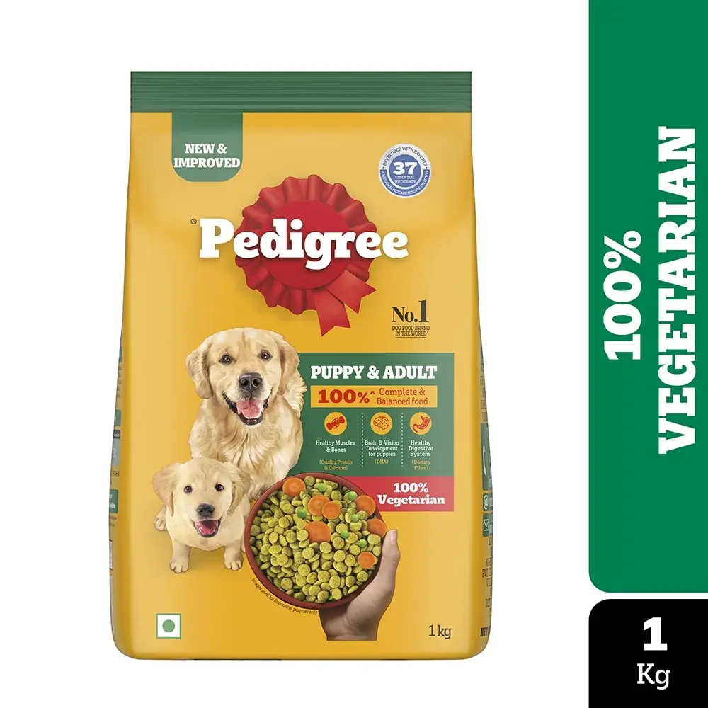 PEDIGREE PUPPY & ADULT 100% VEG 1.Kg