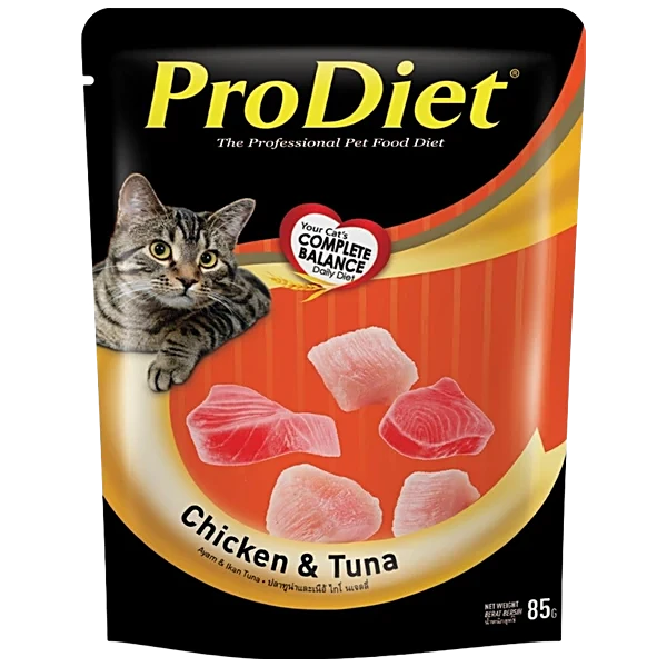 PRODIET CHICKEN & TUNA GRAVY 85 gm