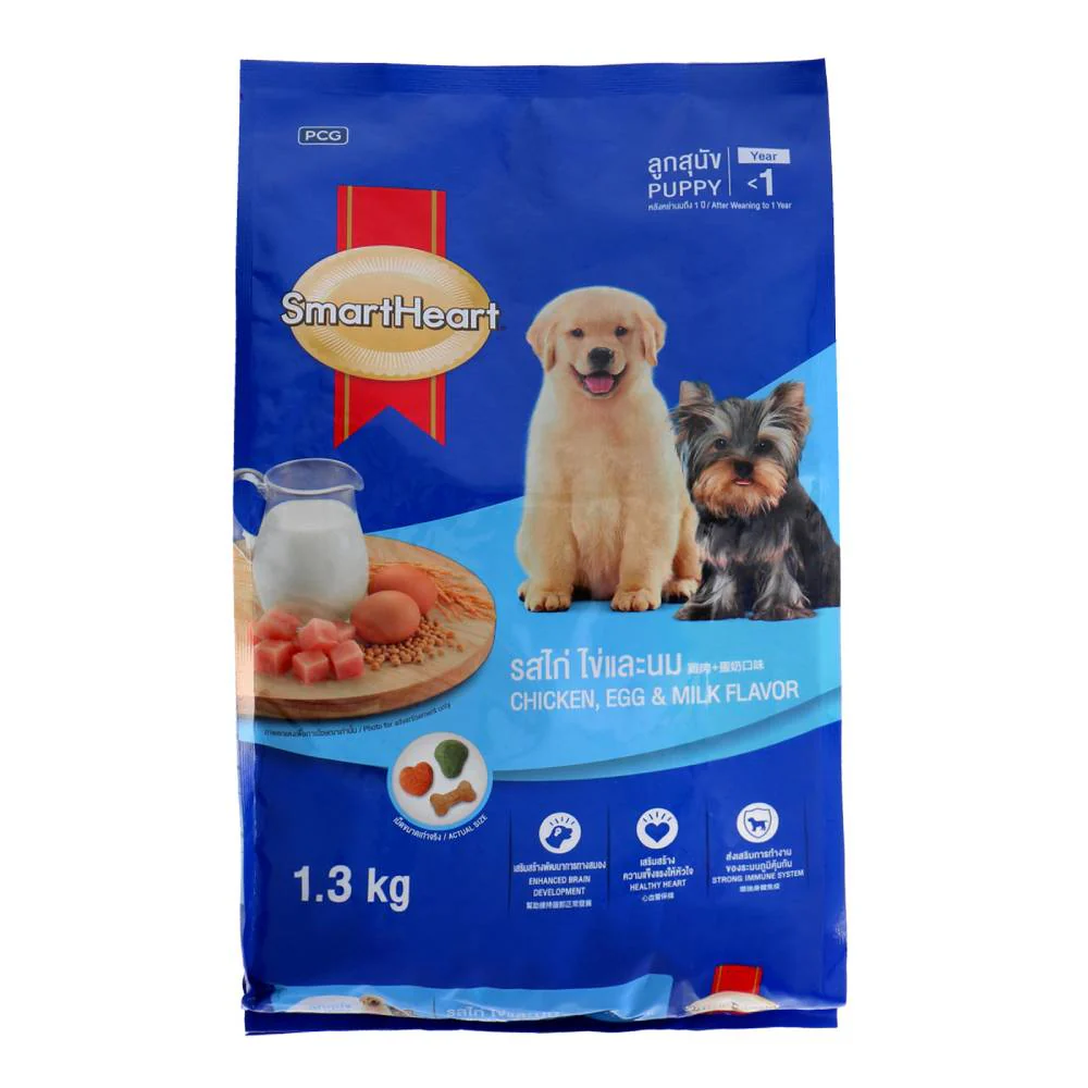 SH-PUPPY CHICKEN, EGG & MILK 1.3 Kg