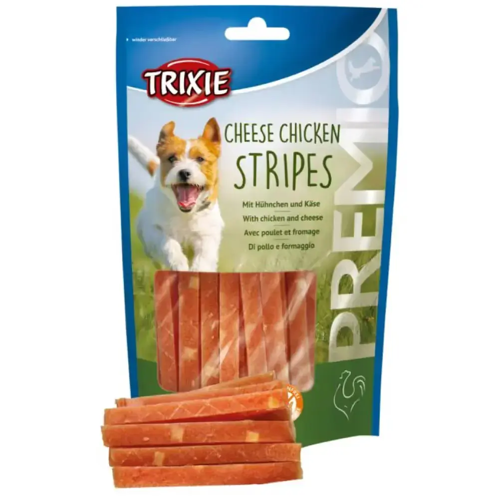 TRIXIE CHEESE CHICKEN STRIPES 100 gm
