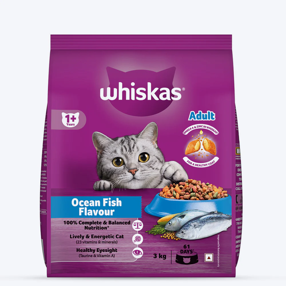 WHISKAS ADULT OCEAN FISH 3 Kg