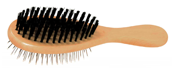 TRIXIE DOUBLE SIDED BRUSH PIN+BRISTLES