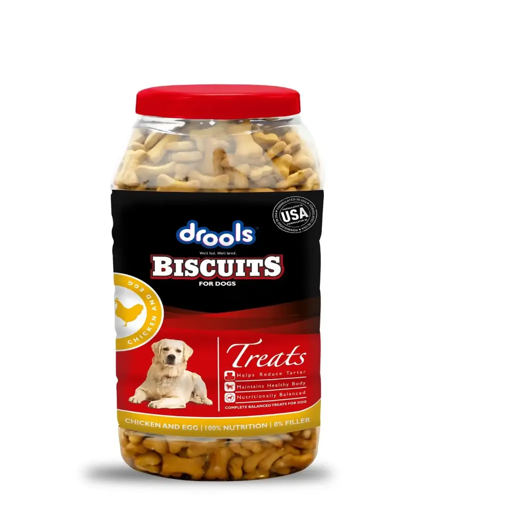 DROOLS CHICKEN AND EGG TREAT 800GM