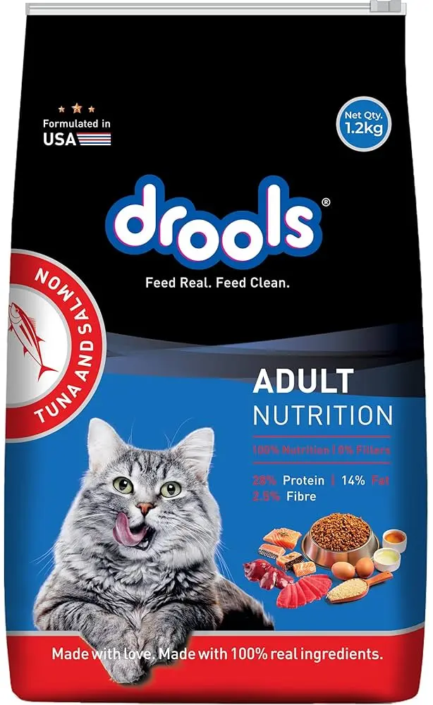 DROOLS CAT ADULT TUNA & SALMON 1.2KG