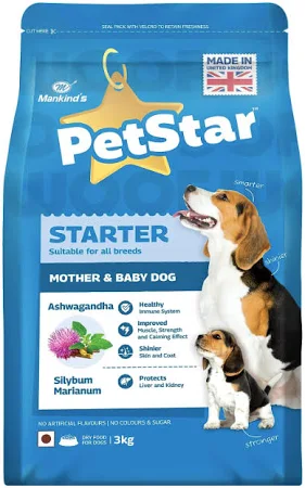MANKIND'S PETSTAR STARTER CHICKEN 3KG