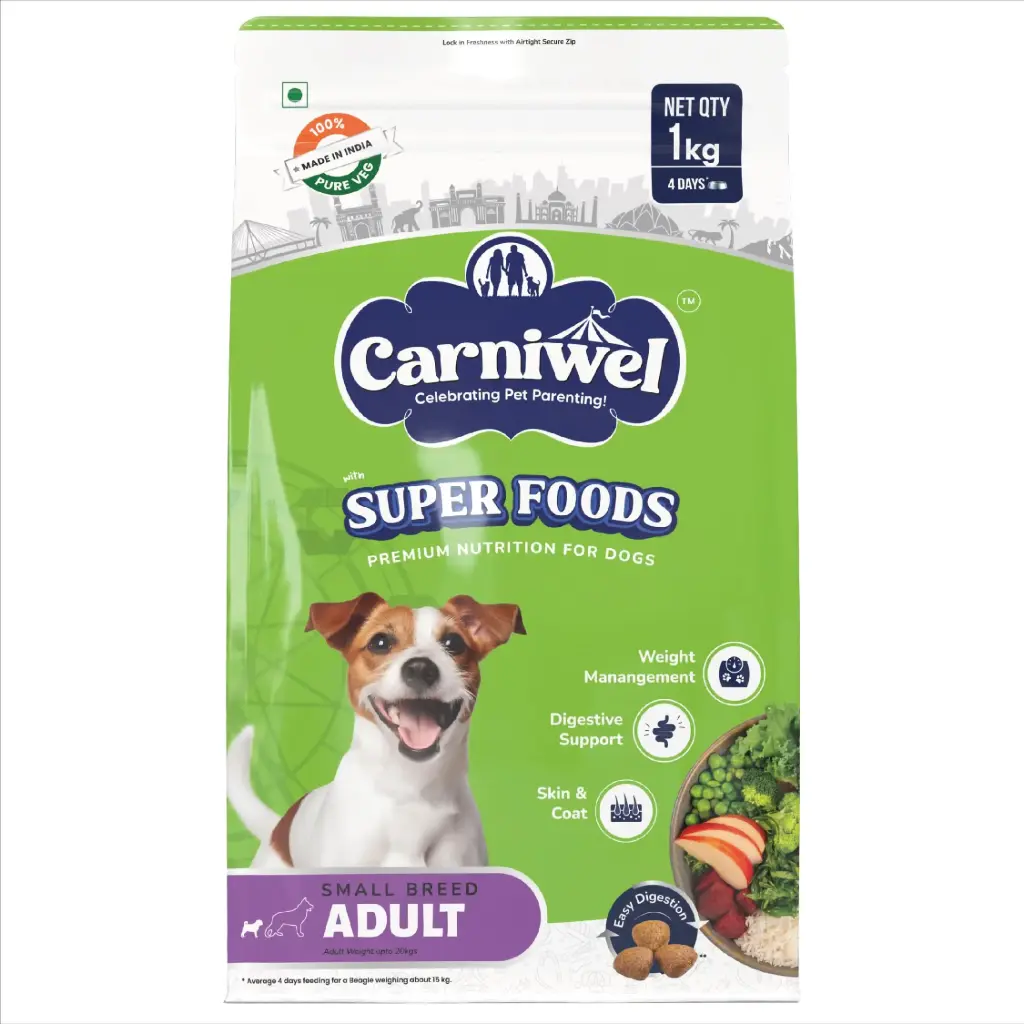 CARNIWEL VEG SMALL BREED ADULT 1KG