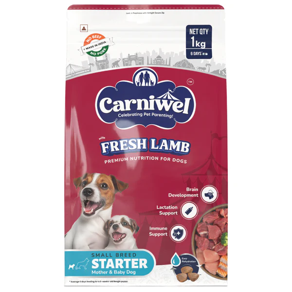 CARNIWEL FRESH LAMB SMALL BREED STARTER 1KG