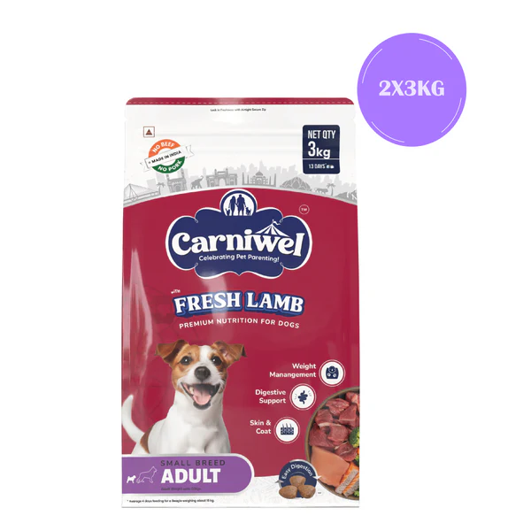 CARNIWEL FRESH LAMB SMALL BREED ADULT 3KG