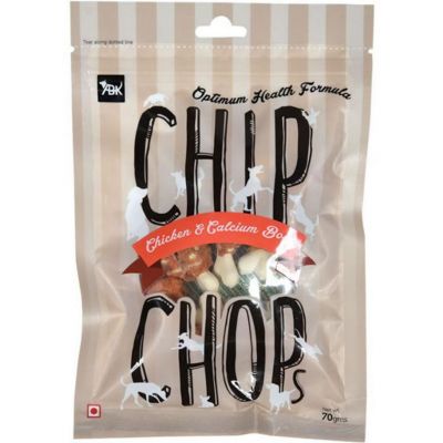 CHIP CHOPS CHICKEN AND CALCIUM BONE 70 gm