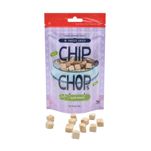 CHIP CHOPS FREEZE DRIED DUCK BREAST 35 gm
