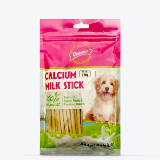 GNAWLERS CALCIUM MILK STICK 270 gm