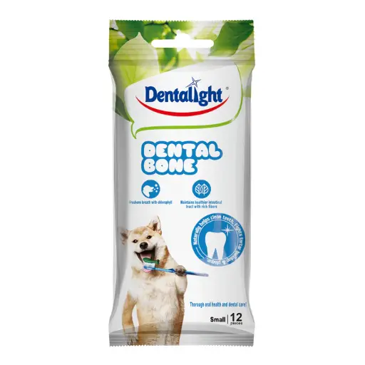 GNAWLERS DENTALIGHT DENTAL PURE - BONE 12 PC