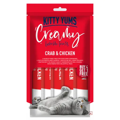 [KITTY-YUMS-CRAB-CHICKEN-75GM] KITTY YUMS CRAB & CHICKEN 75 gm