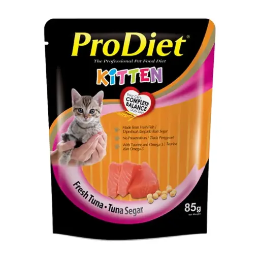 [PRODIET-KITTEN-TUNA-GRAVY-85GM] PRODIET KITTEN TUNA GRAVY 85 gm