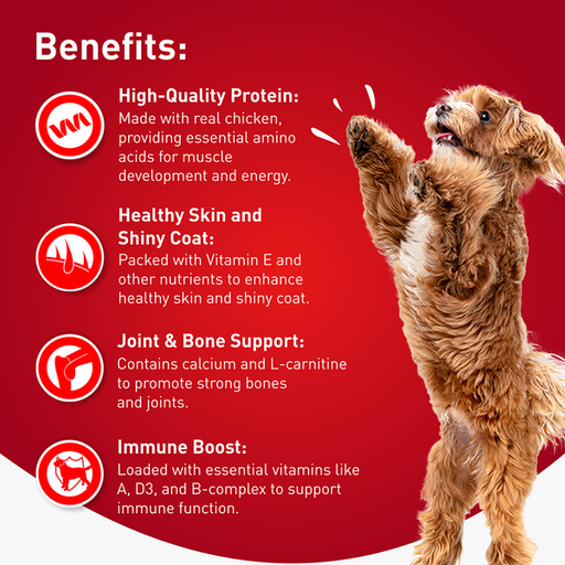 DROOLS CHICKEN STICKS MILK 100GM