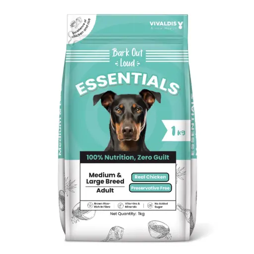 VIVALDIS ESSENTIALS MEDIUM LARGE BREED ADULT 1KG