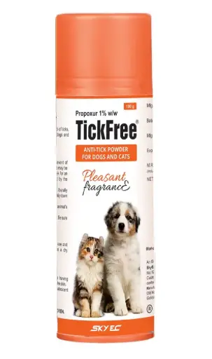[SKY-POW-DOG-TICK-100GM] TICKFREE POWDER 100GM
