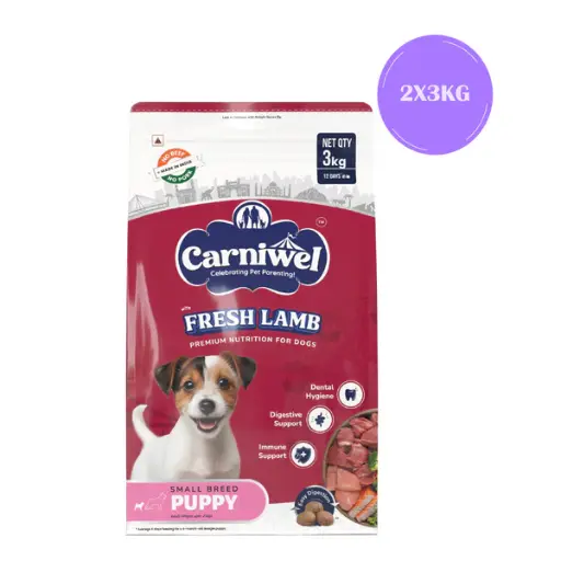 [CARNIWEL-FRESH-LAMB-SMALL-3KG-1] CARNIWEL FRESH LAMB SMALL BREED PUPPY 3KG