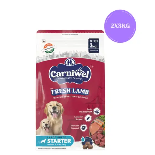 [CARNIWEL-FRESH-LAMB-SMALL-3KG-2] CARNIWEL FRESH LAMB SMALL BREED STARTER 3KG