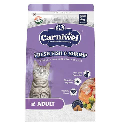 [CARNIWEL-FRESH-FISH-SHRIMP-3KG] CARNIWEL FRESH FISH & SHRIMP ADULT 3KG