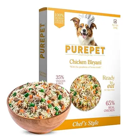 [purepet-chickenbiryani300g] PUREPET FRESH CHICKEN BIRYANI 300GM