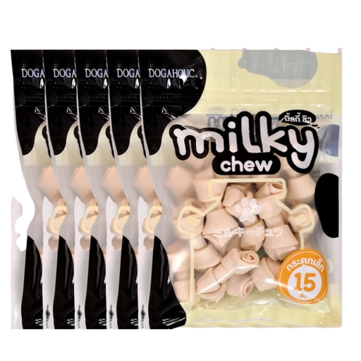 ABK DOGAHOLIC MILKY CHEW BONE STYLE 15 PC