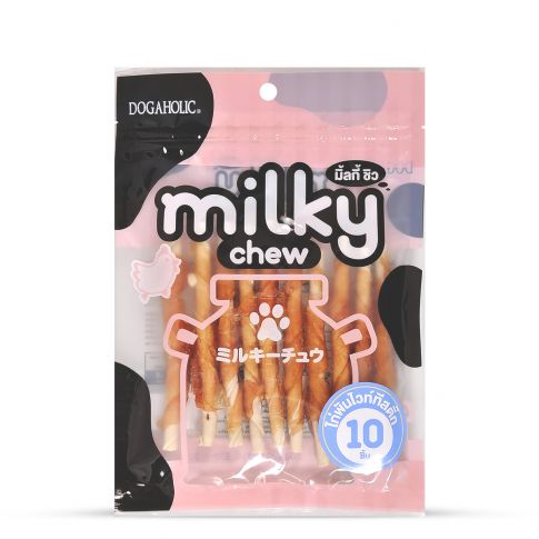 ABK DOGAHOLIC MILKY CHEW CHICKEN STICK 10 PC