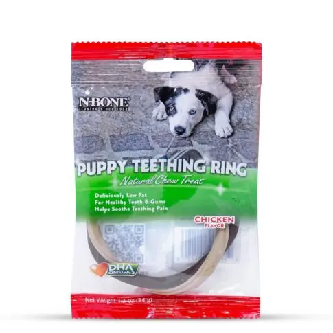ABK N-BONE PUPPY TEETHING RING CHICKEN FAAVOUR 34 gm