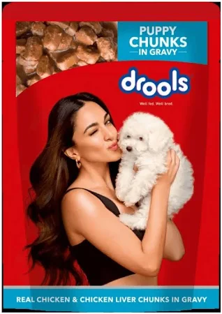 [DRO-GRY-CHK-PUPPY-150G] DROOLS PUPPY CHICKEN CHUNKS GRAVY 150 GM